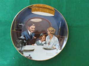 Norman Rockwell “The Birthday Wish” Light Campaign Series Edwin M Knowles 1