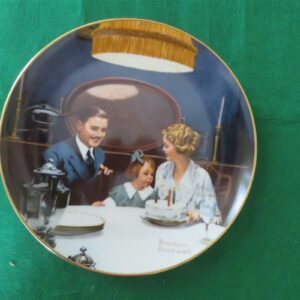 Norman Rockwell “The Birthday Wish” Light Campaign Series Edwin M Knowles 1