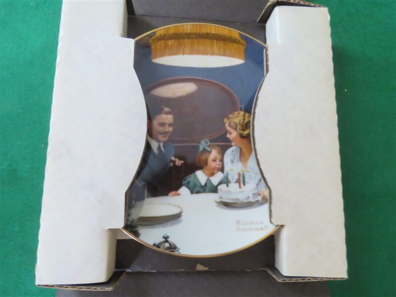 Norman Rockwell “The Birthday Wish” Light Campaign Series Edwin M Knowles 7