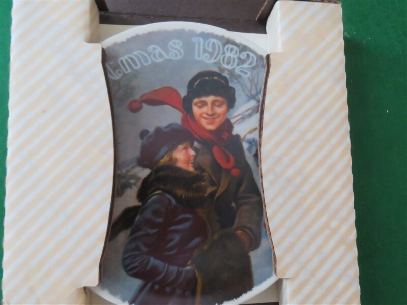 Norman Rockwell Collector's Plate Christmas Courtship 7