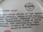 Norman Rockwell Collector Plate “The Cobbler” Knowles 4