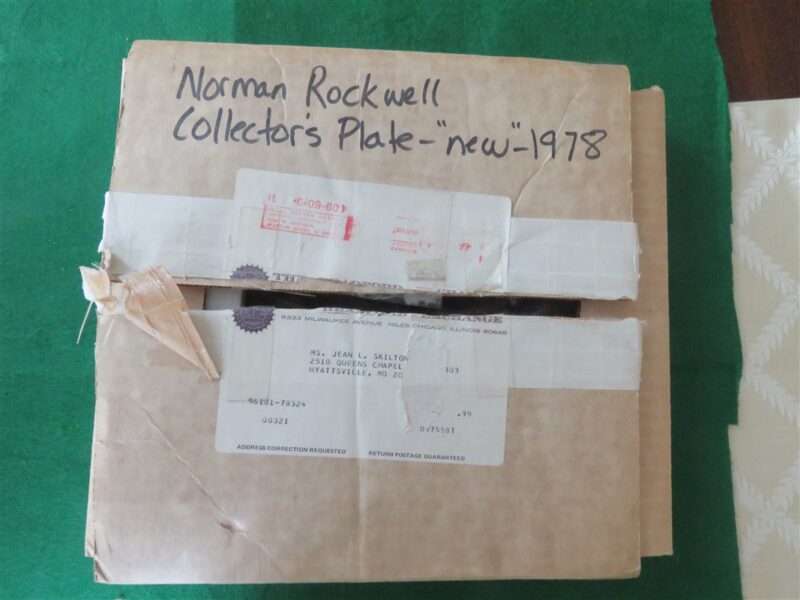 Norman Rockwell Collector Plate “The Cobbler” Knowles 8
