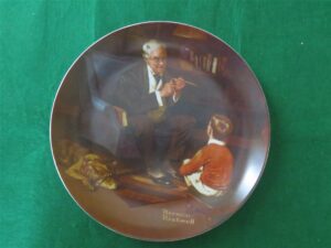 Norman Rockwell Collector Plate “The Tycoon” 1