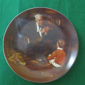 Norman Rockwell Collector Plate “The Tycoon” 1