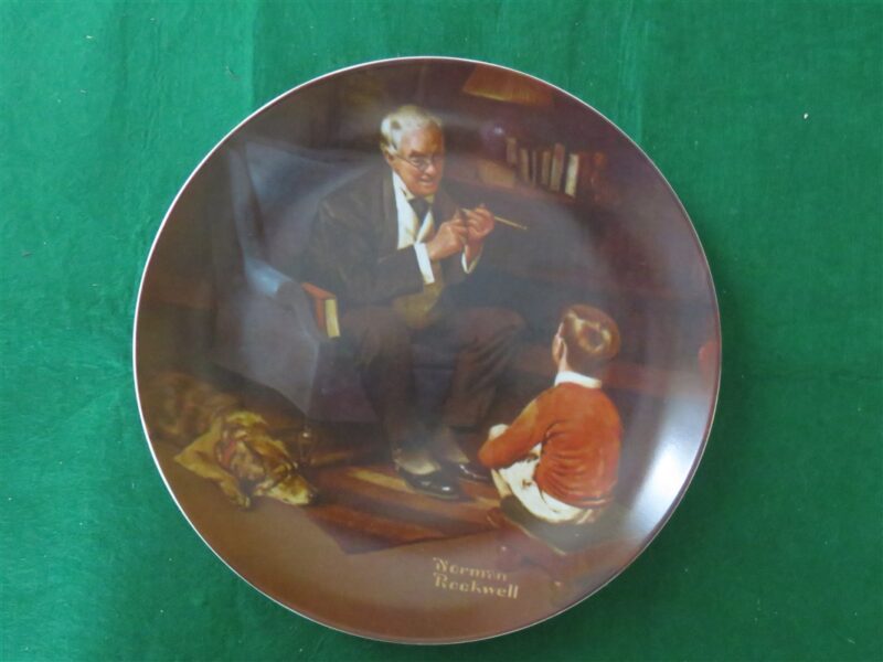 Norman Rockwell Collector Plate “The Tycoon” 1