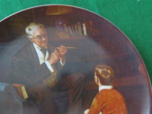 Norman Rockwell Collector Plate “The Tycoon” 2