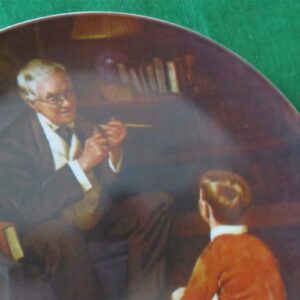 Norman Rockwell Collector Plate “The Tycoon” 2