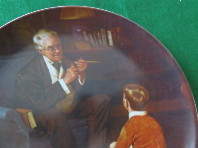Norman Rockwell Collector Plate “The Tycoon” 2