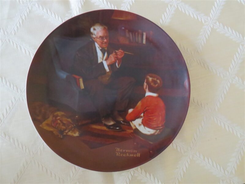 Norman Rockwell Collector Plate “The Tycoon” 7