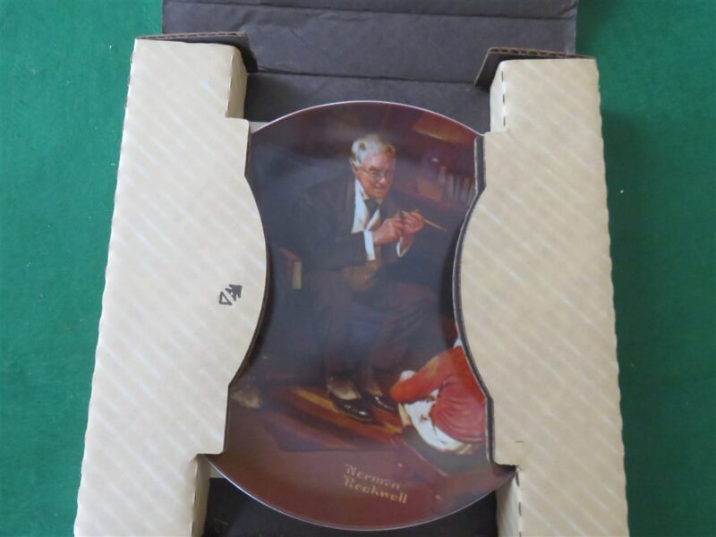 Norman Rockwell Collector Plate “The Tycoon” 8