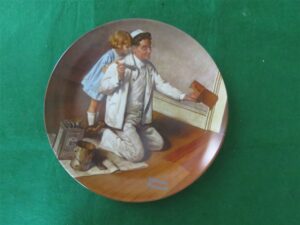 Norman Rockwell Collector Plate “The Painter” Plate #E6968 a