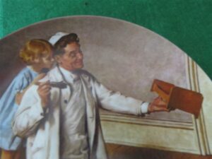 Norman Rockwell Collector Plate “The Painter” Plate #E6968 b