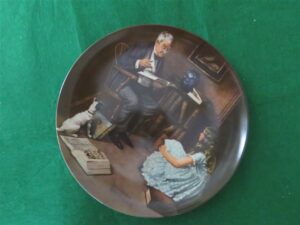Norman Rockwell Collector Plate “The Story Teller” 1