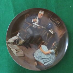 Norman Rockwell Collector Plate “The Story Teller” 1