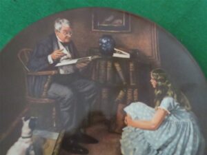 Norman Rockwell Collector Plate “The Story Teller” 3