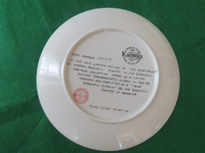 Norman Rockwell Collector Plate “The Story Teller” 2