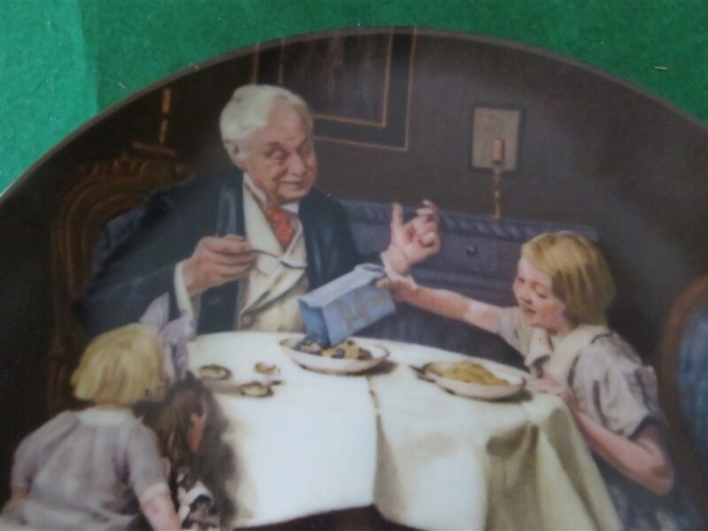 Norman Rockwell Collector Plate “The Gourmet” 2