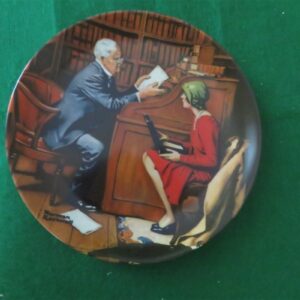 Norman Rockwell Collector Plate “The Professor” 1