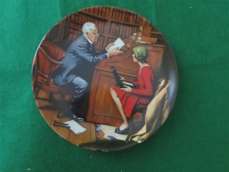 Norman Rockwell Collector Plate “The Professor” 1