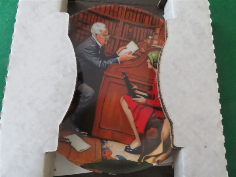 Norman Rockwell Collector Plate “The Professor” 7