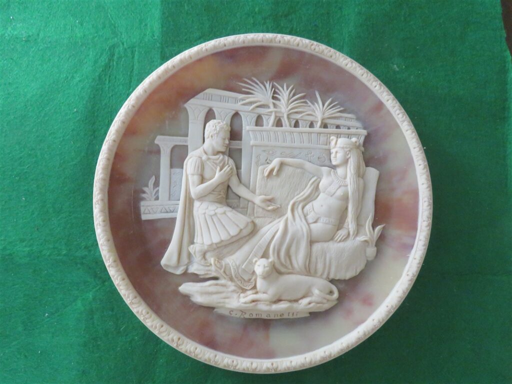 Antony & Cleopatra Decorative Plate Great Romances Of History By Carl Romanelli 1