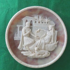 Antony & Cleopatra Decorative Plate Great Romances Of History By Carl Romanelli 1