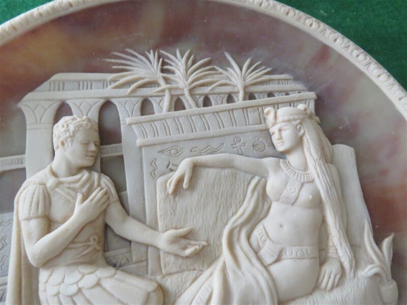 Antony & Cleopatra Decorative Plate Great Romances Of History By Carl Romanelli 2