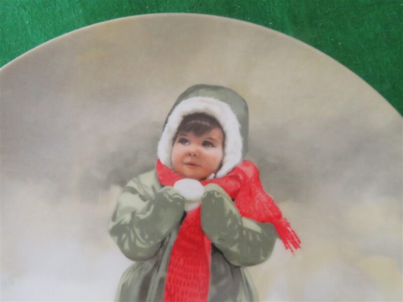 Winter Angel Collector Plate Donald Zolan Wonder of Childhood Collection 2
