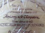 Antony & Cleopatra Decorative Plate 4