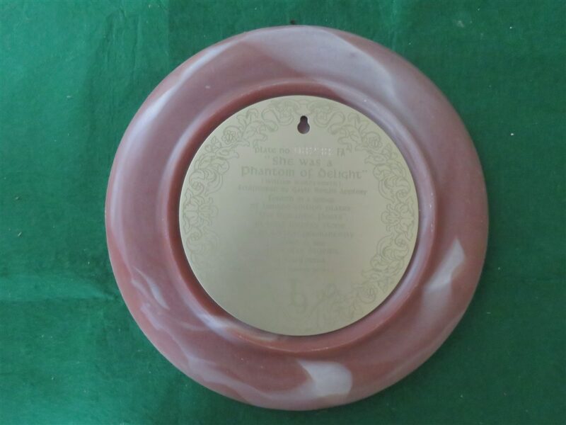 Decorative Plate She Was A Phantom Of Delight 3