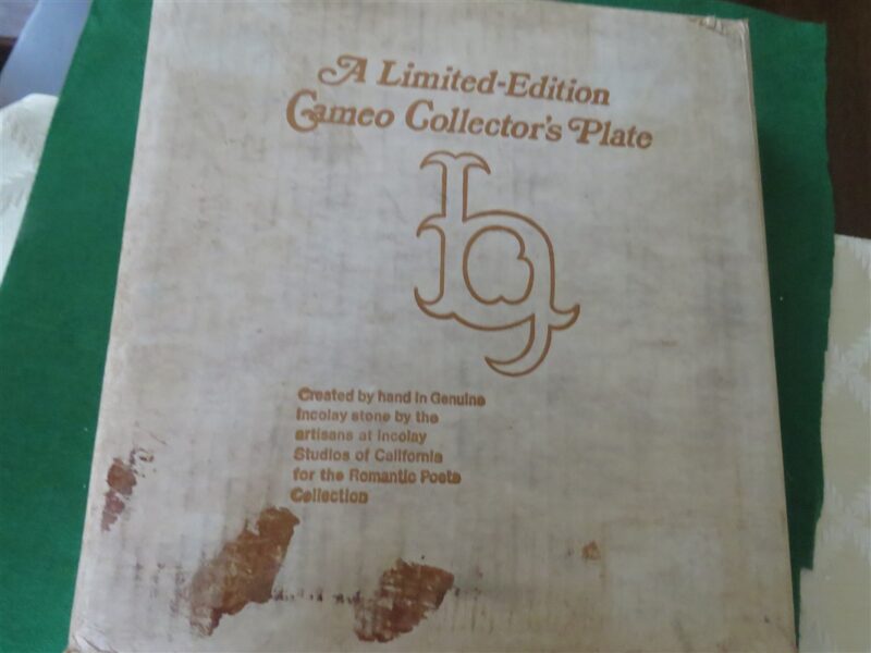 Decorative Plate She Was A Phantom Of Delight 8