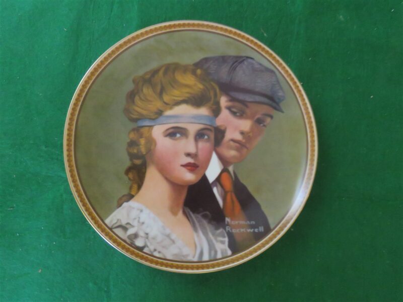 Rockwell Collector Plate Knowles Meeting On The Path 1