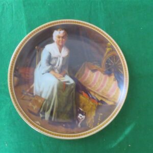 Rockwell Collector Plate Knowles Reminiscing In The Quiet 1