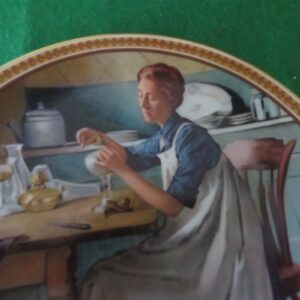 Rockwell Collector Plate Knowles Working In The Kitchen 2
