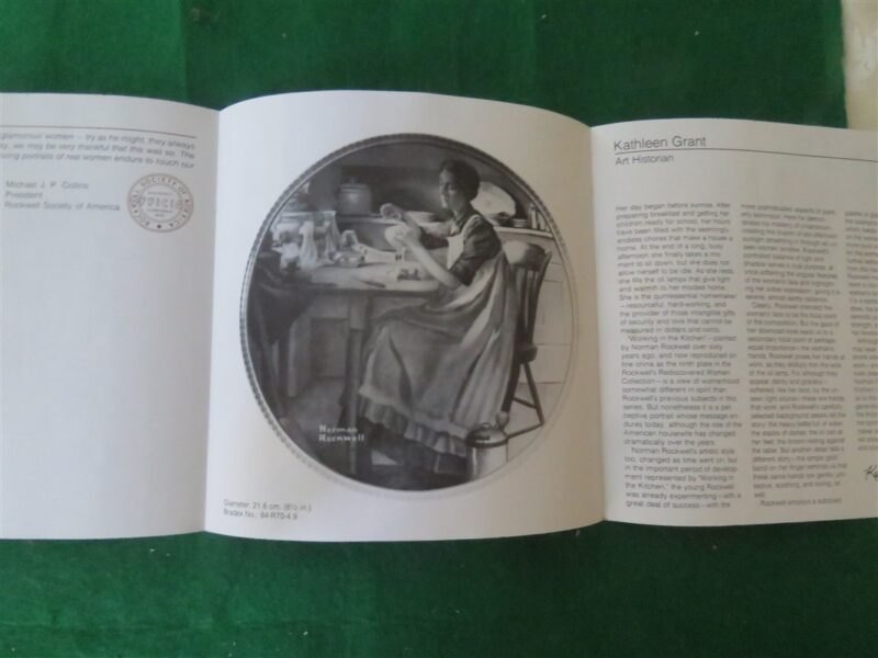 Rockwell Collector Plate Knowles Working In The Kitchen 6