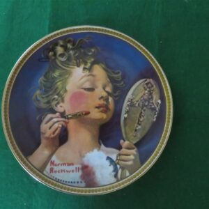 Rockwell Collector Plate Making Believe At The Mirror 1