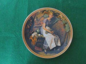 Rockwell Collector Plate Dreaming In The Attic 1