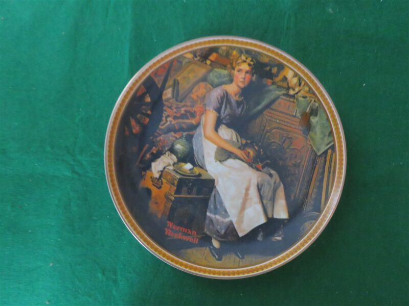 Rockwell Collector Plate Dreaming In The Attic 1