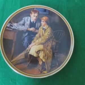 Rockwell Collector Plate Knowles Confiding In The Den #17893C 1