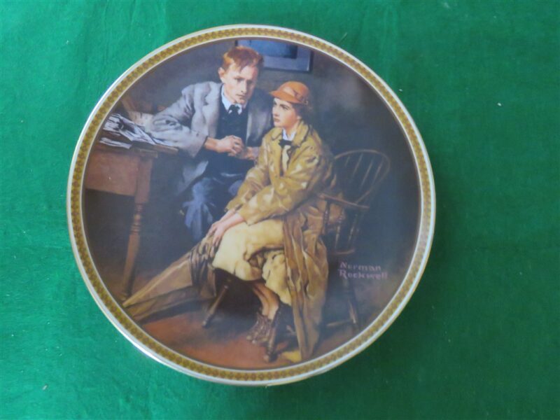 Rockwell Collector Plate Knowles Confiding In The Den #17893C 1