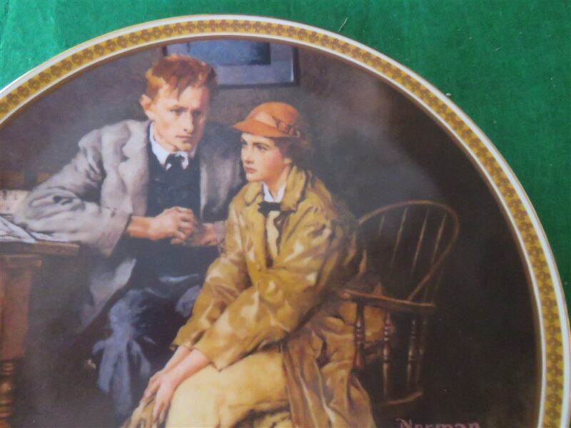 Rockwell Collector Plate Knowles Confiding In The Den #17893C 2
