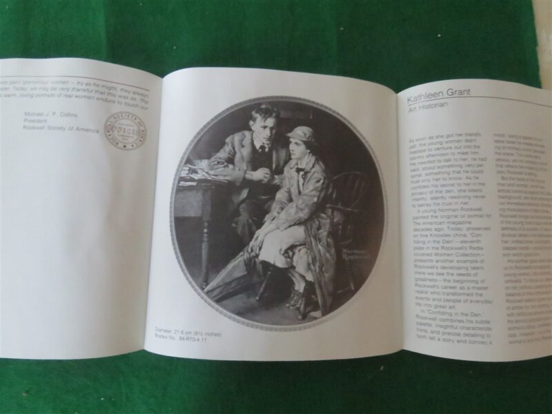 Rockwell Collector Plate Knowles Confiding In The Den #17893C 6