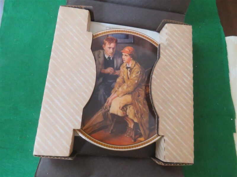 Rockwell Collector Plate Knowles Confiding In The Den #17893C 7