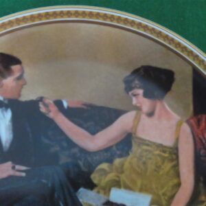 Rockwell Collector Plate Knowles Flirting In The Parlor #16660C 2