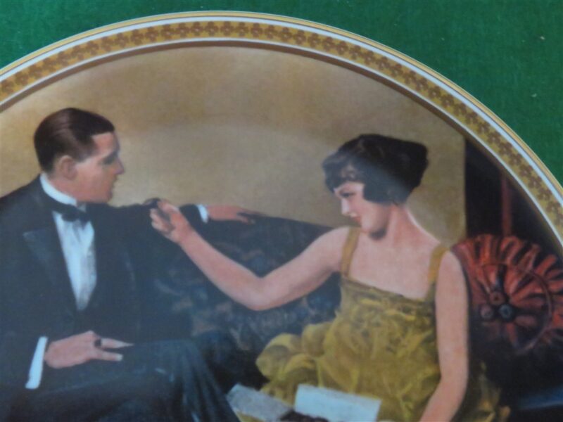 Rockwell Collector Plate Knowles Flirting In The Parlor #16660C 2