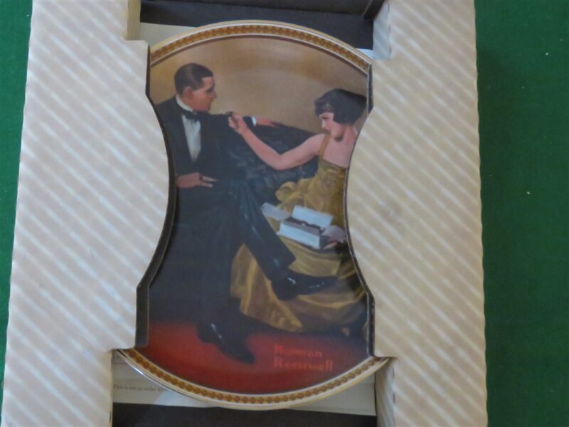 Rockwell Collector Plate Knowles Flirting In The Parlor #16660C 7