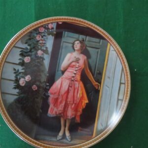 Rockwell Collector Plate Knowles Standing In The Doorway 1