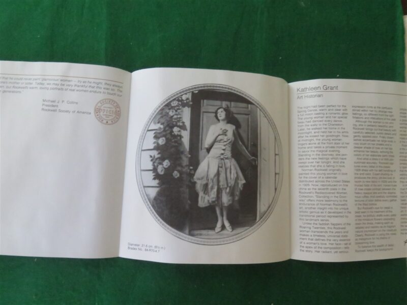 Rockwell Collector Plate Knowles Standing In The Doorway 6