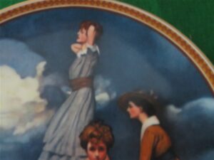 Rockwell Collector Plate Knowles Waiting On The Shore #16382U 2