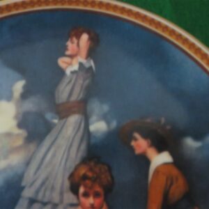 Rockwell Collector Plate Knowles Waiting On The Shore #16382U 2